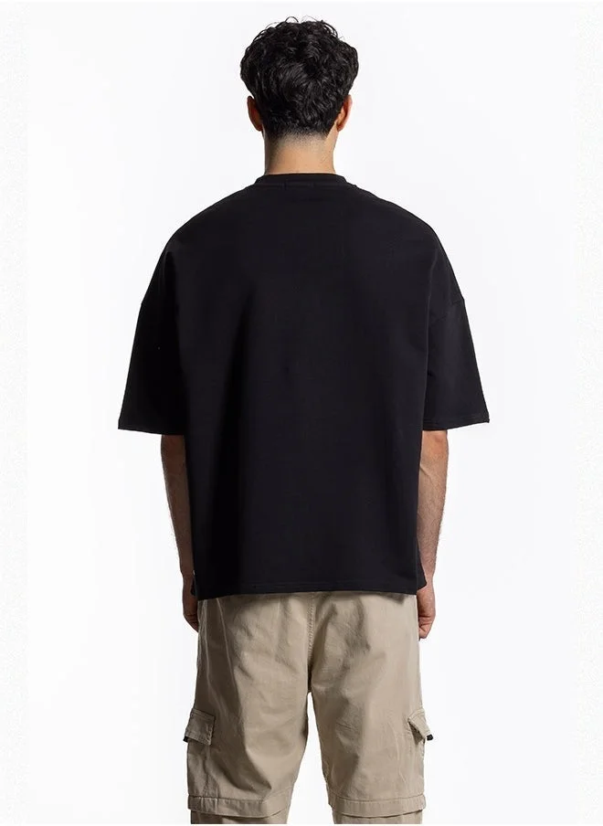 شايبس تيشيرت بطباعة شعار متوسط الوزن